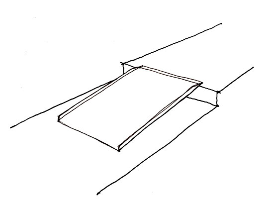 illustration of a portable ramp